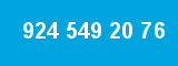 924 549 20 76